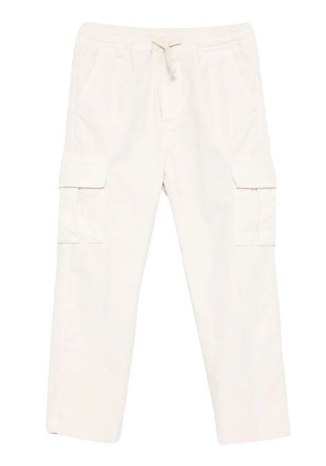 White cotton trousers for children Paolo Pecora | PP3622/SUBIANCO